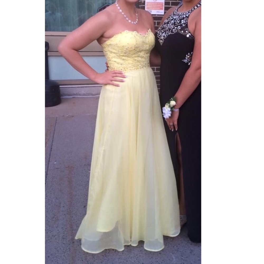 Strapless Prom Dress